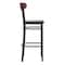Flash Furniture Black Vinyl Seat Barstool with Walnut Wood Back XU-DG6V6BV-WAL-GG - alternate 10